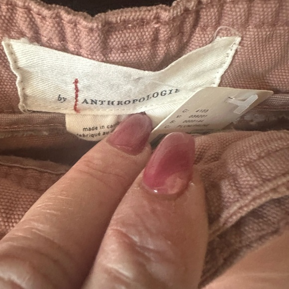 Anthropologie Women's Wide Leg Pants in light cranberry - Picture 4 of 5